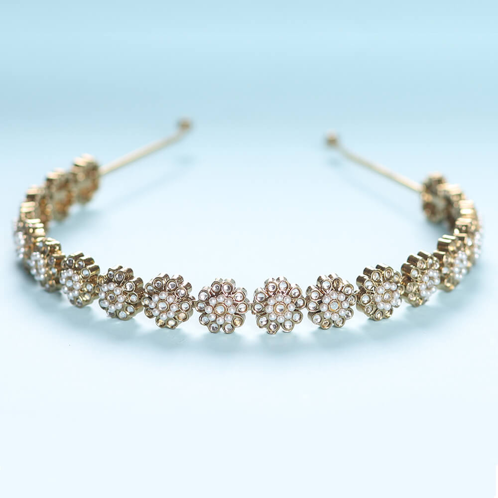 Delicate pearl florals crafted for moments that matter.